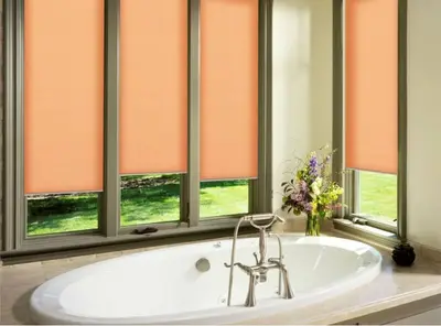 Рулонні штори в інтер’єрі, колекція тканин «Айріс»